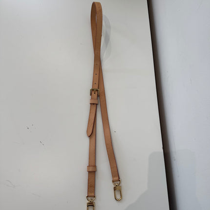 Bandoulière Louis Vuitton de sac réglable cuir naturel