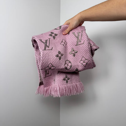 Écharpe Louis Vuitton Logomania laine shine