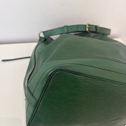 Sac Noé GM Louis Vuitton Cuir Épi Vert