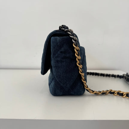 Sac Chanel 19 Small denim