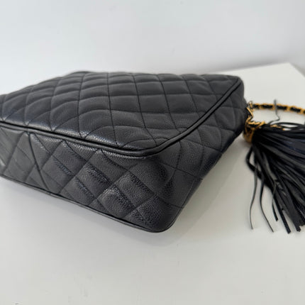 Sac Chanel Caméra GM Cuir Caviar Noir