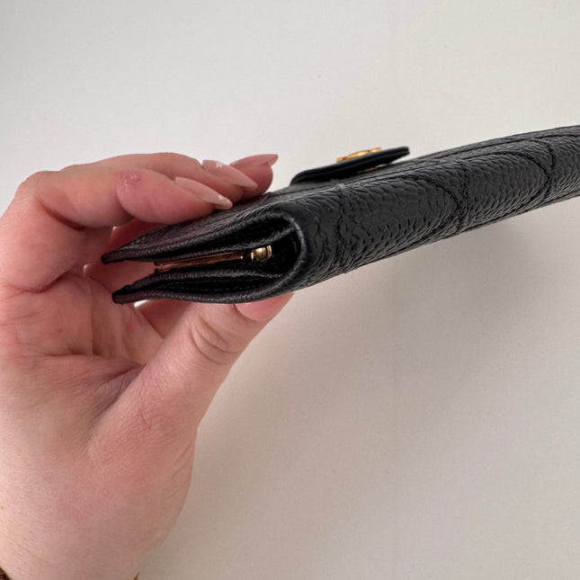 Portefeuille Chanel noir
