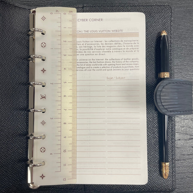 Agenda PM cuir Épi Noir Louis Vuitton