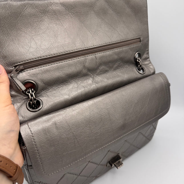 Sac 2.55 Chanel Grand Argent
