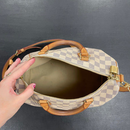 Louis Vuitton Speedy 30 Damier Azur