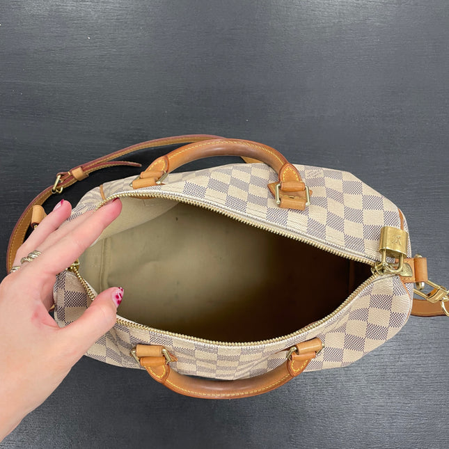Louis Vuitton Speedy 30 Damier Azur