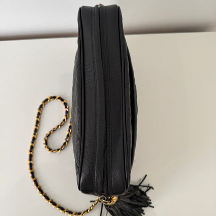 Sac Chanel Caméra GM Cuir Caviar Noir