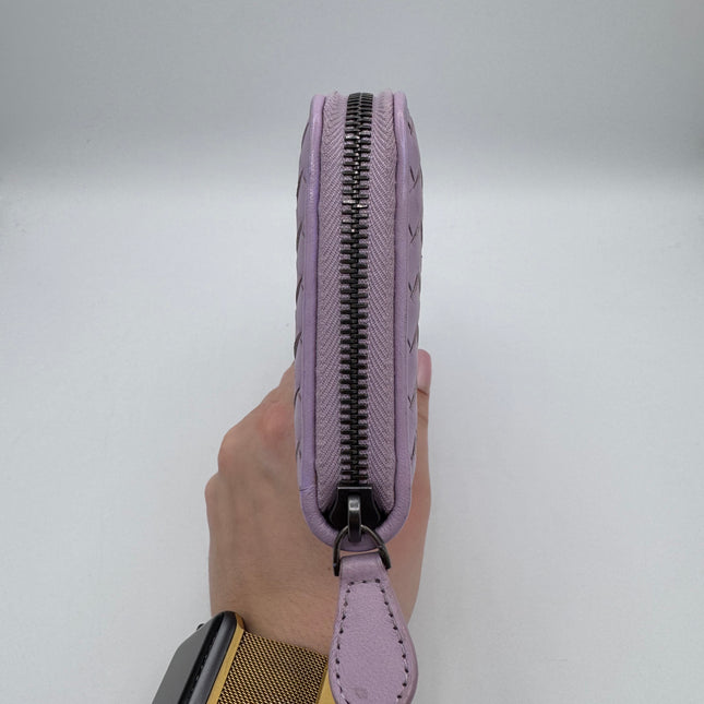 Portefeuille Bottega Veneta lilas