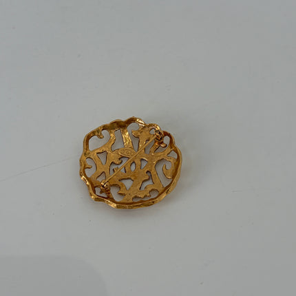 Broche Chanel Ronde CC