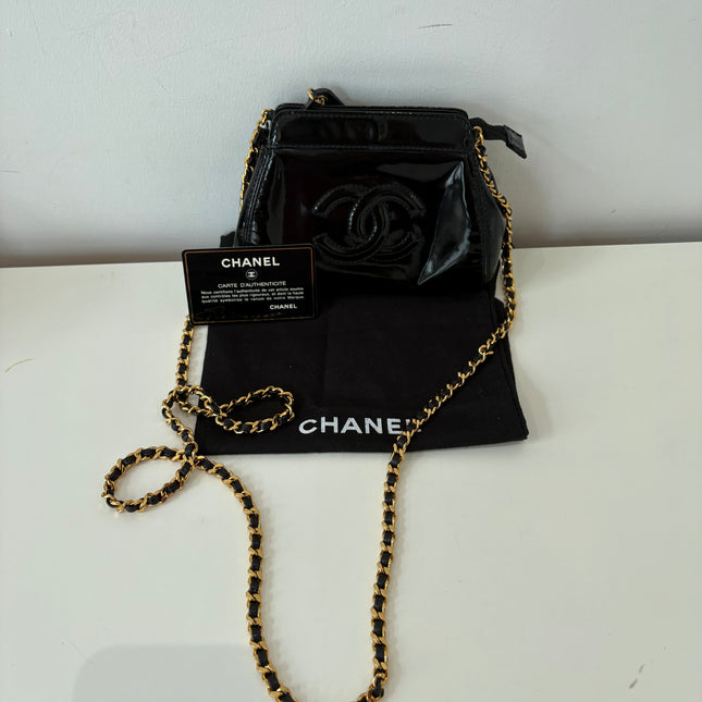 Sac Chanel bourse vernis