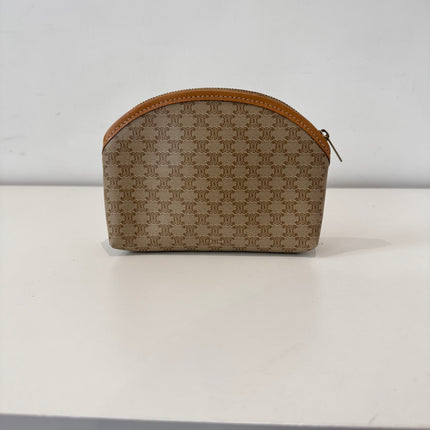 Trousse cosmétique Celine Macadam beige