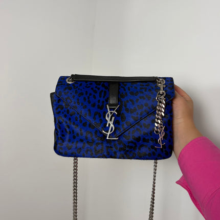Sac Saint Laurent Collège Veau façon Poulain Bleu