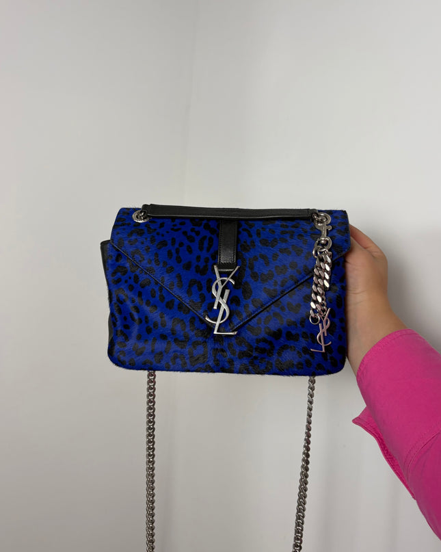 Sac Saint Laurent Collège Veau façon Poulain Bleu