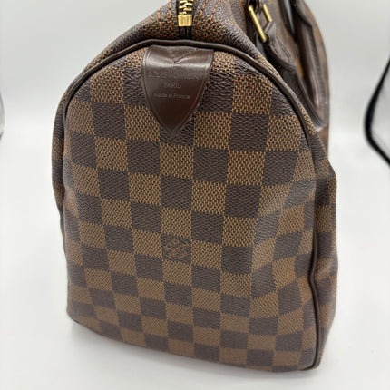 Sac Louis Vuitton Speedy 30 damier ébène