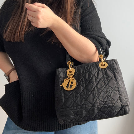 Sac Lady Dior Medium Tissu Dior