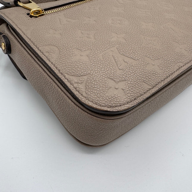 Sac Louis Vuitton Métis Cuir Empreinte tourterelle