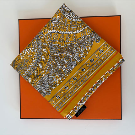 Bandana Hermès 55cm le jardin de la Mahari