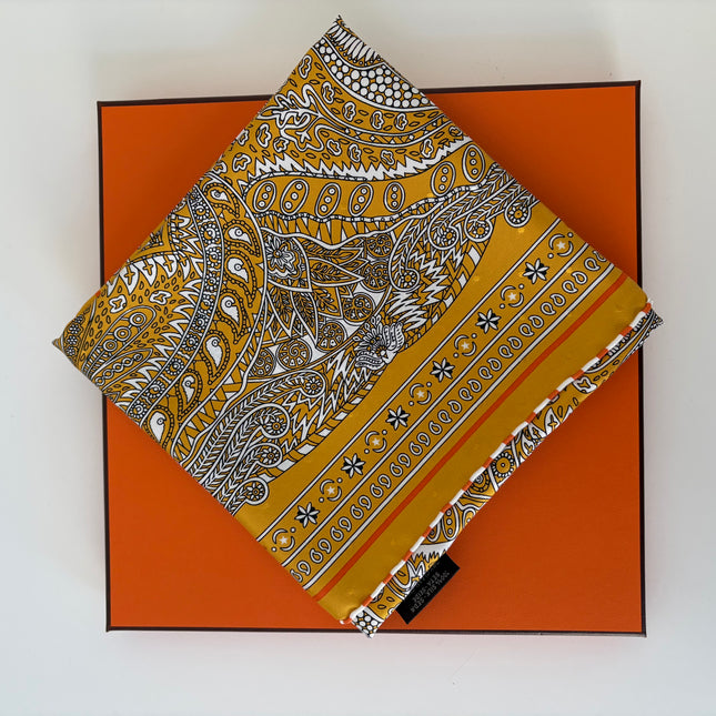 Bandana Hermès 55cm le jardin de la Mahari