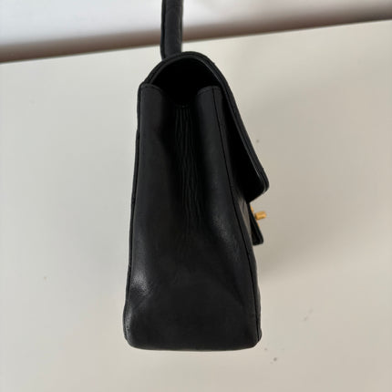 Sac Chanel vintage top handle noir