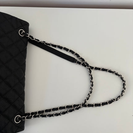 Sac Chanel single flap souple noir