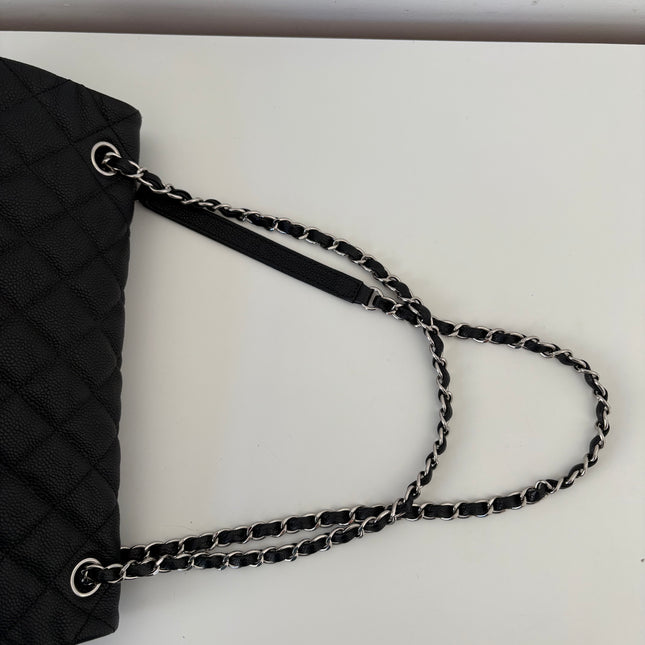 Sac Chanel single flap souple noir