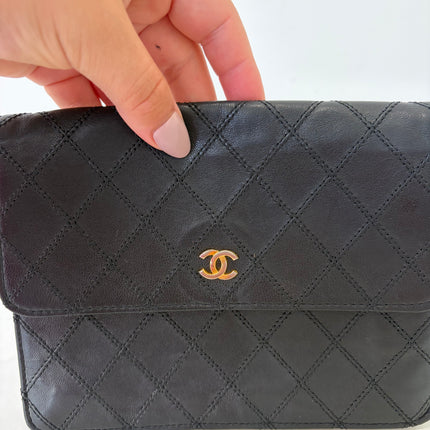 Pochette Chanel Noire CC + insert de sac