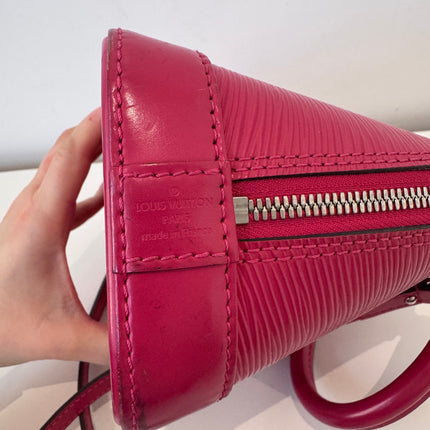 Sac Louis Vuitton BB Alma Cuir Épi Rose
