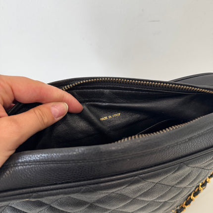 Sac Chanel Caméra GM Cuir Caviar Noir