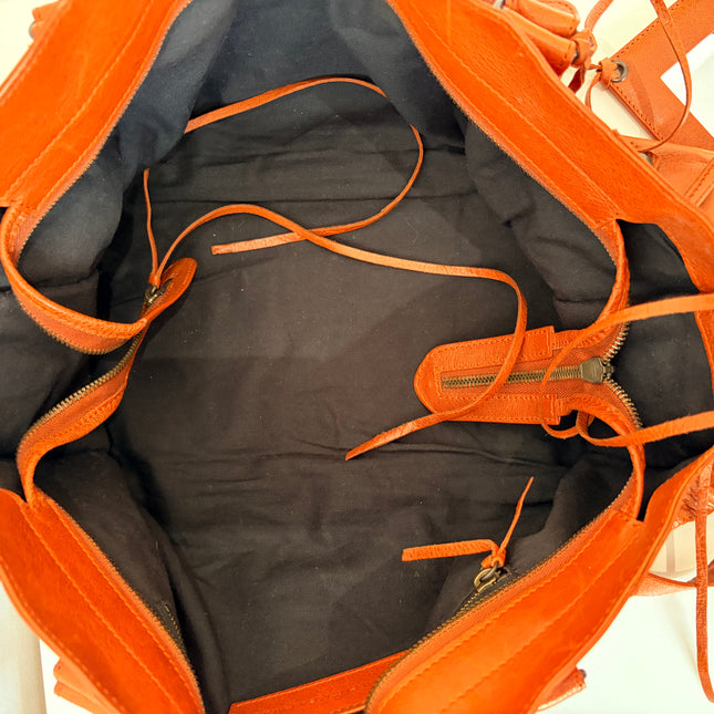 Sac Balenciaga city cognac