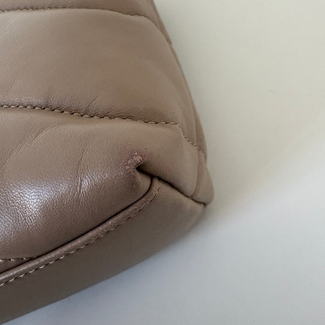 Sac Saint Laurent Loulou Puffer Toy Beige