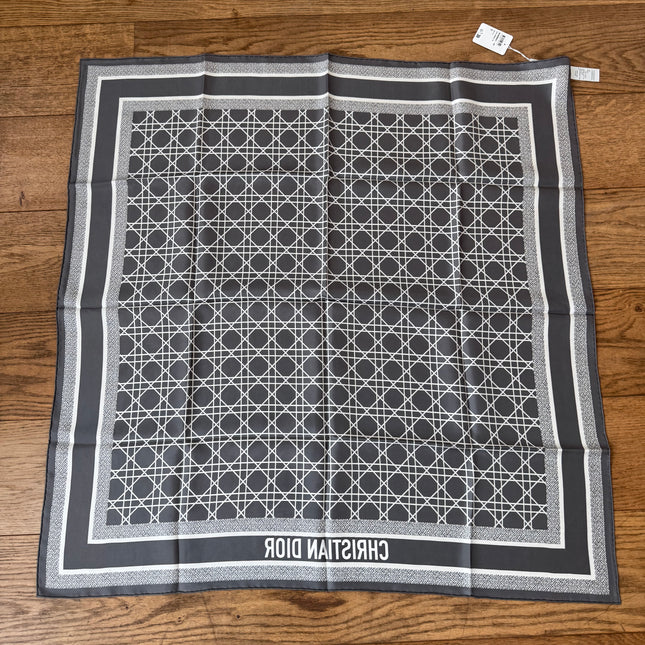 Carré Dior oblique Gris 90cm