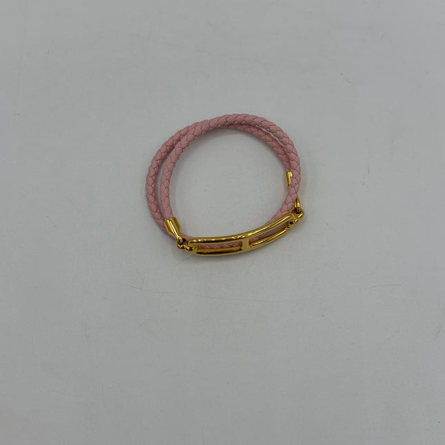 Bracelet Hermès Roulis Rose T1