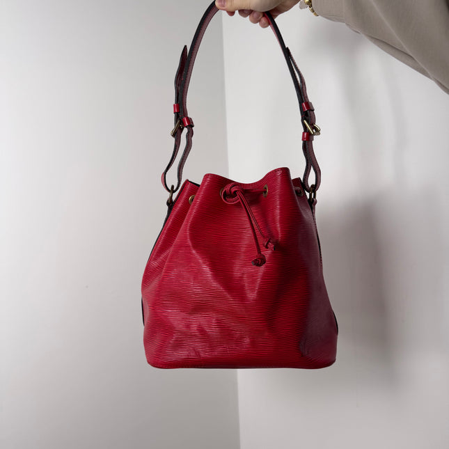 Sac Louis Vuitton Noé PM rouge