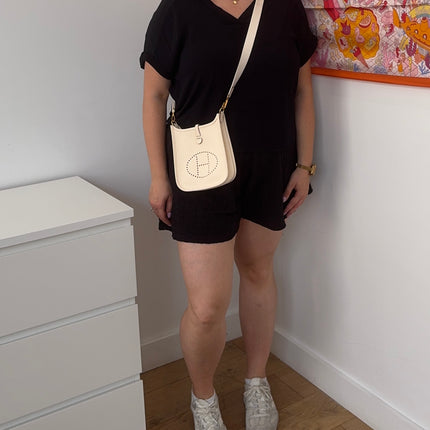 Sac Hermès Evelyne 16 craie
