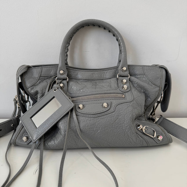 Sac Balenciaga City Small Gris souris