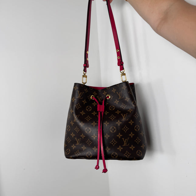 Sac Louis Vuitton Neo Noé Monogram Fushia MM