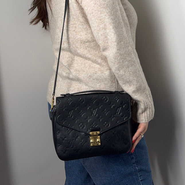 Sac Louis Vuitton Métis empreinte noir