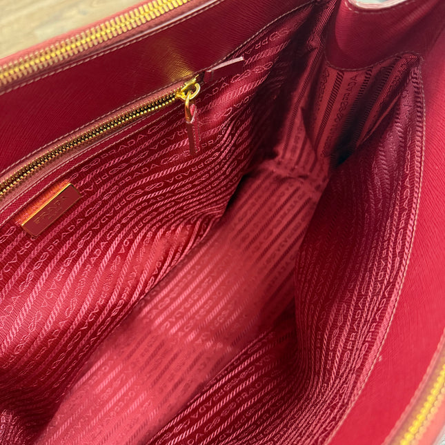 Cabas Prada Galleria GM Rouge