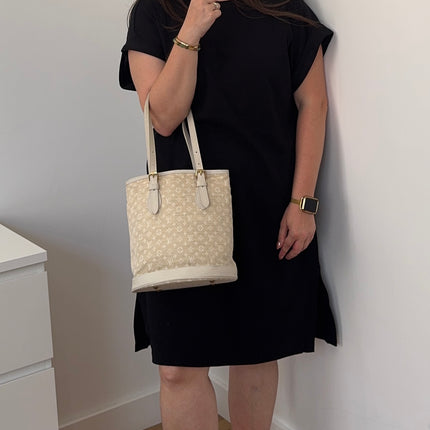 Sac Louis Vuitton Bucket PM Mini Lin