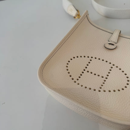 Sac Hermès Evelyne 16 craie