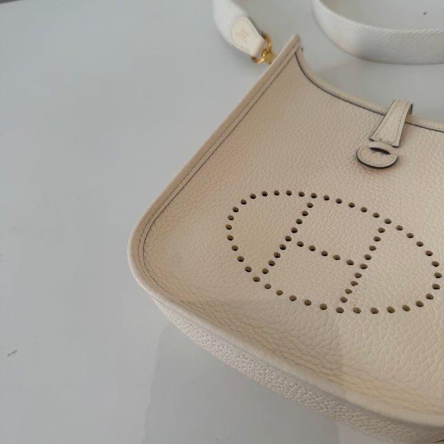 Sac Hermès Evelyne 16 craie