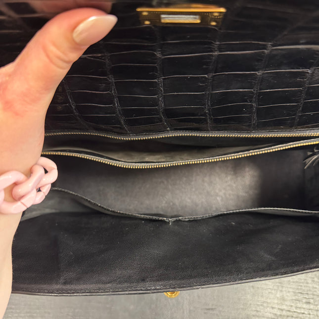 Sac Kelly 35 Hermès Cuir Croco