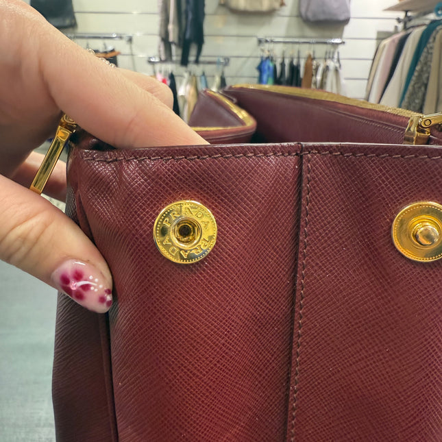 Cabas Prada Galleria GM Rouge