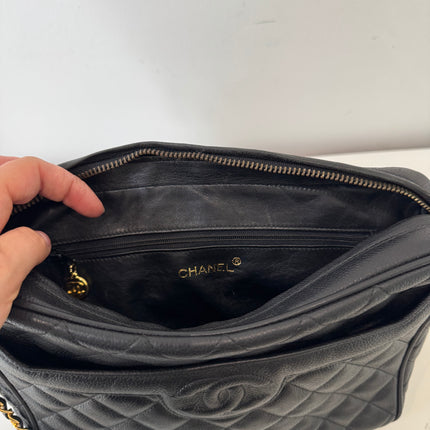 Sac Chanel Caméra GM Cuir Caviar Noir