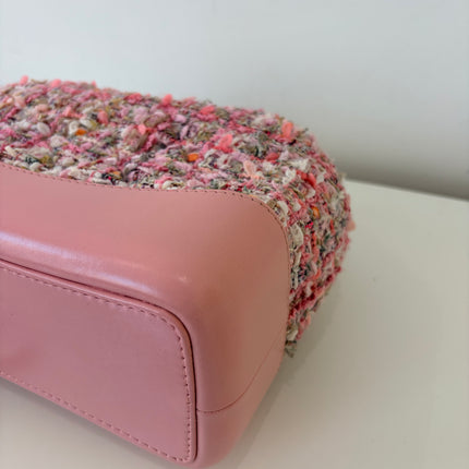 Sac à dos Chanel Gabrielle tweed rose