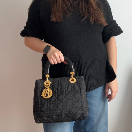 Sac Lady Dior Medium Tissu Dior