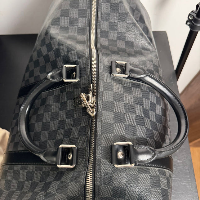 Sac Louis Vuitton Keepall 55 damier graphite