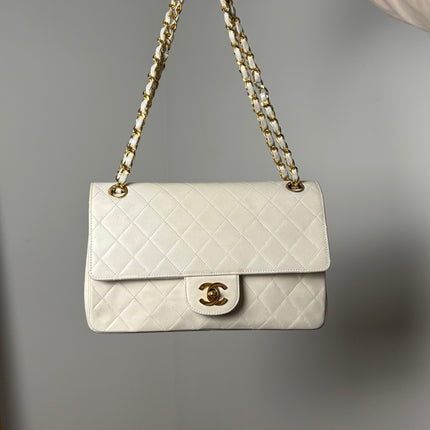 Sac Chanel Timeless Blanc cassé 25 cm