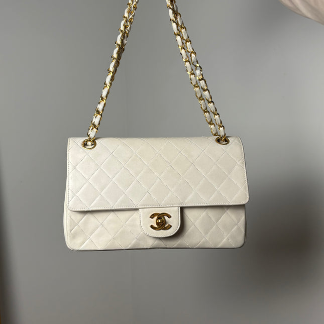 Sac Chanel Timeless Blanc cassé 25 cm