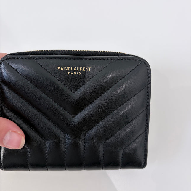 Portefeuille Saint Laurent Noir